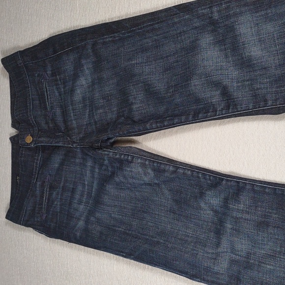 Citizens Of Humanity Hutton Stretch High Rise Wide Leg Flare Distressed Size 28 - Picture 6 of 16